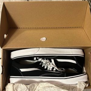 Tried on and they never fit. Other than that they have never been worn and new